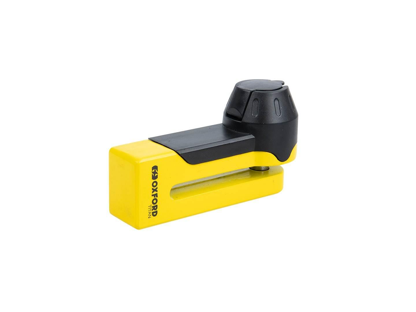 Blokada Tarczy Hamulcowej Oxford Titan Trzpień 10Mm Kolor Żółty Fluo