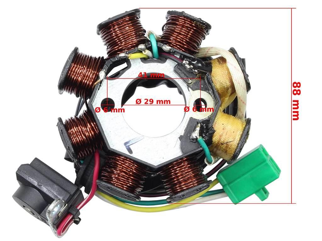 Aparat Zapłonowy Stator Atv 150 8 Cewek - zdjęcie 2