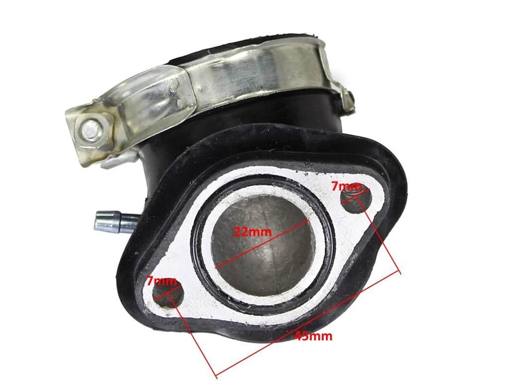 Króciec Gaźnika Gy6-125/150 Quad Atv Skuter 4T Hb - zdjęcie 2