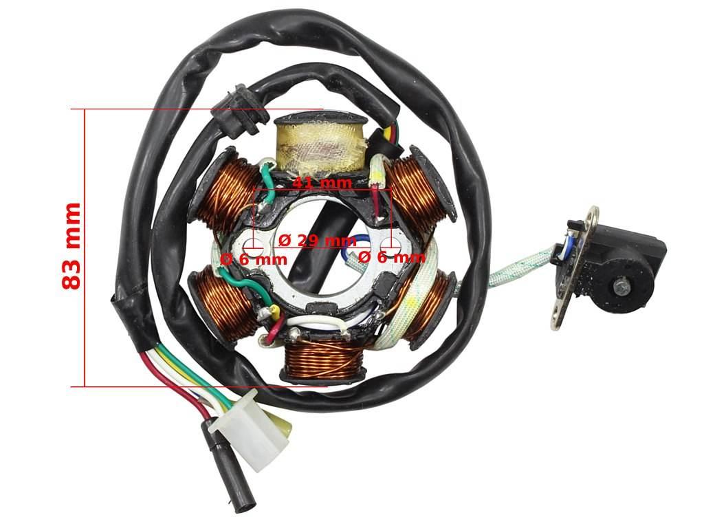 Aparat Zapłonowy Stator Atv 150 6 Cewek Hb - zdjęcie 2