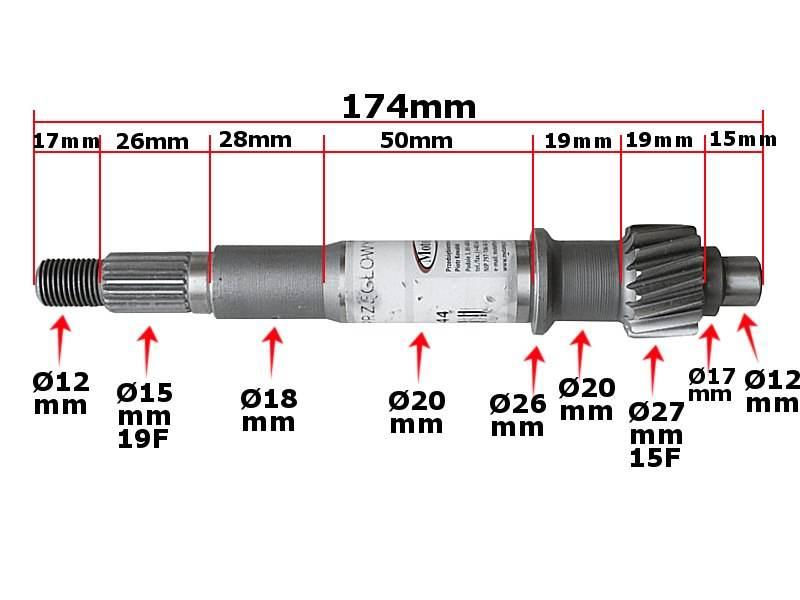 Wałek Sprzęgła Atv 150 Hb