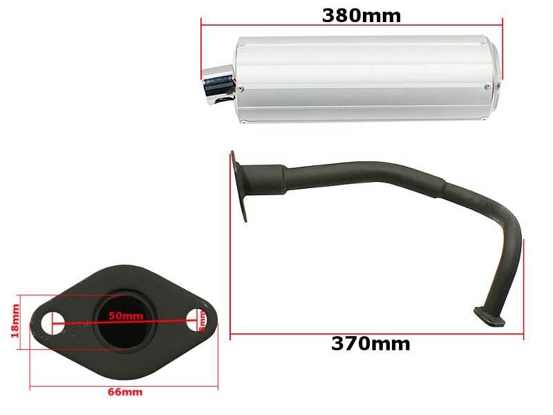 Tłumik Gy6-50 Koło 10'' Rob