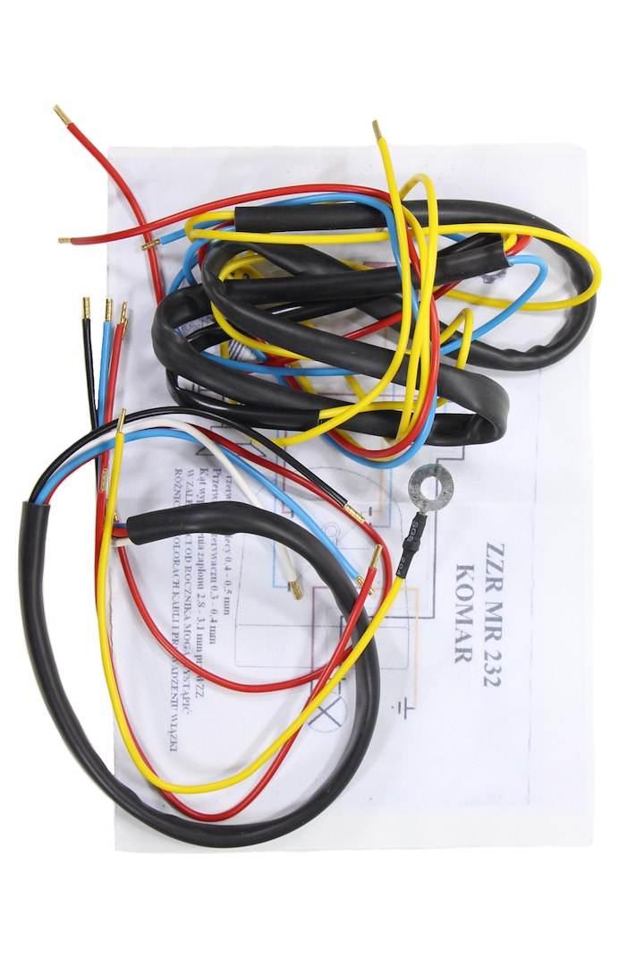 Instalacja Elektryczna Romet Komar Zzr 232 Sztywniak Czarna Ml