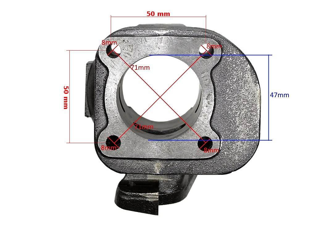 Cylinder Minarelli Ac Horizontal 47Mm Z Głowicą Tuning - zdjęcie 3
