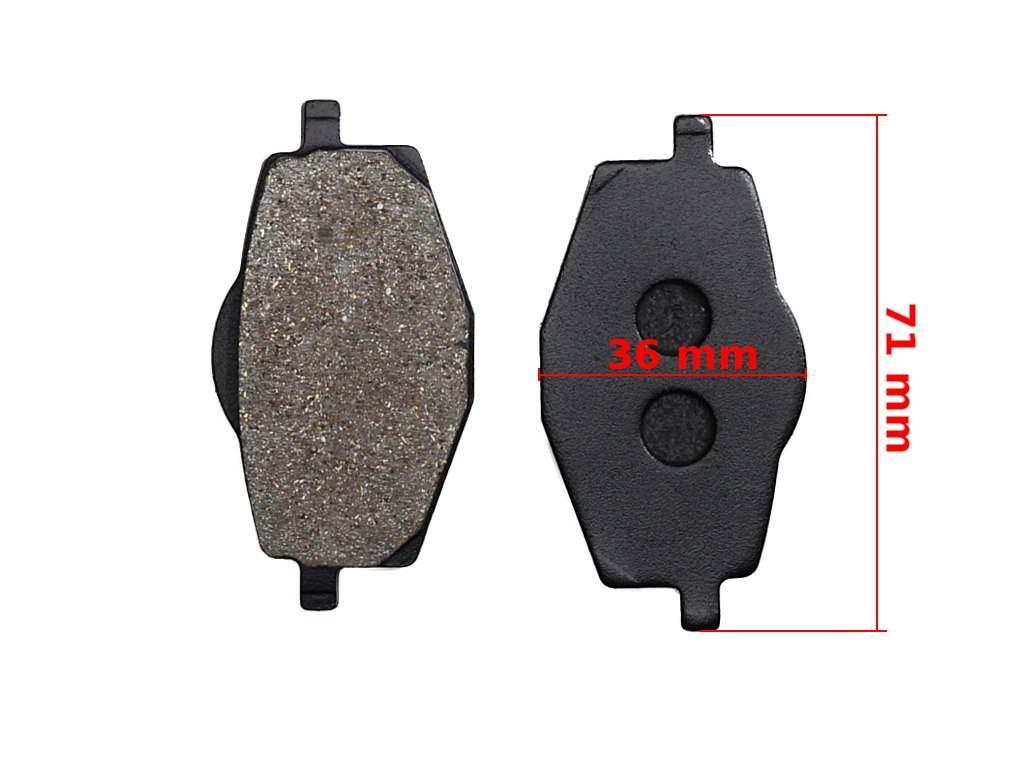 Klocki Hamulcowe Gy6 Baotian Skuter 4T