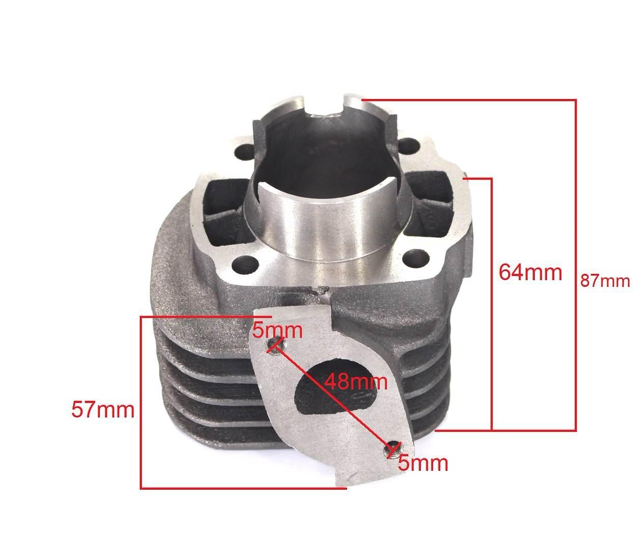 Cylinder Yamaha Jog 65 44Mm Pin 12Mm Z Głowicą - zdjęcie 3