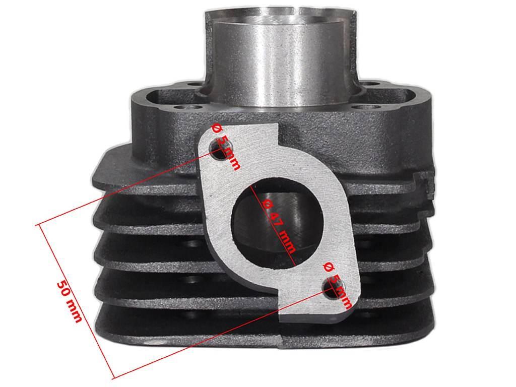Cylinder Yamaha Jog 85 47Mm Pin 12Mm Z Głowicą - zdjęcie 3