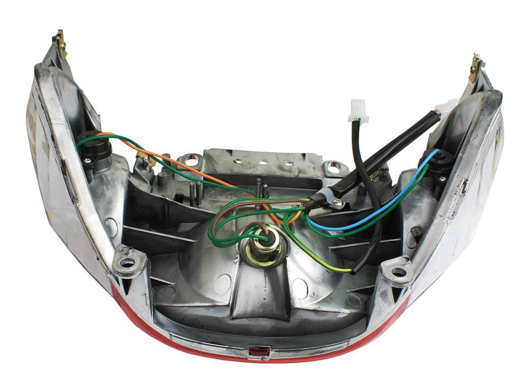 Lampa Tył Gy6 Skuter Koło 10'' Białe Kierunki - zdjęcie 3