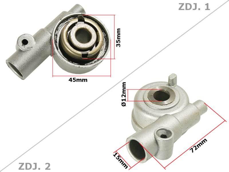 Napęd Licznika Gy6-50 Baotian Długi Szary