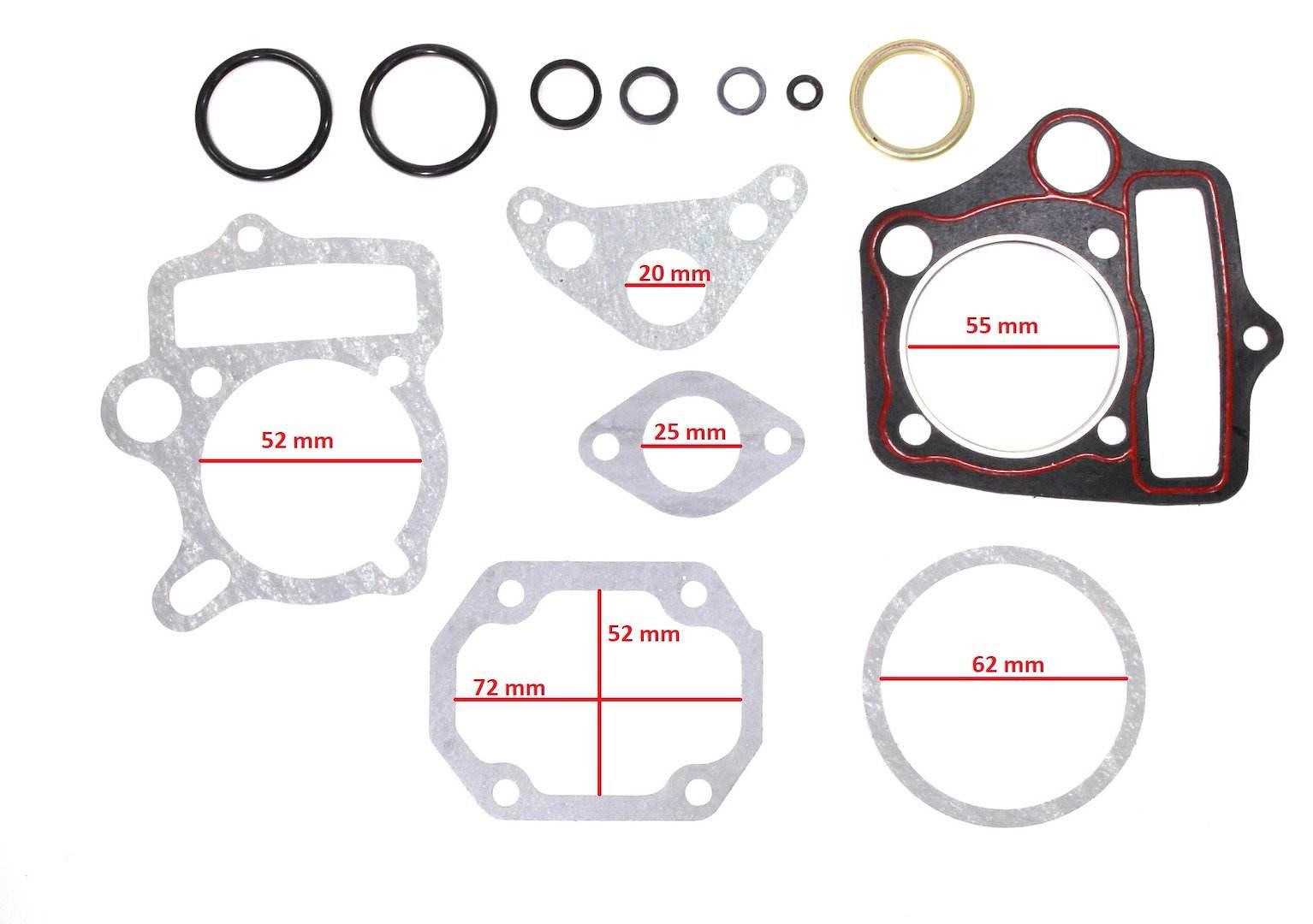 Uszczelka Atv 125 Głowicy I Cylindra 54Mm Kpl.