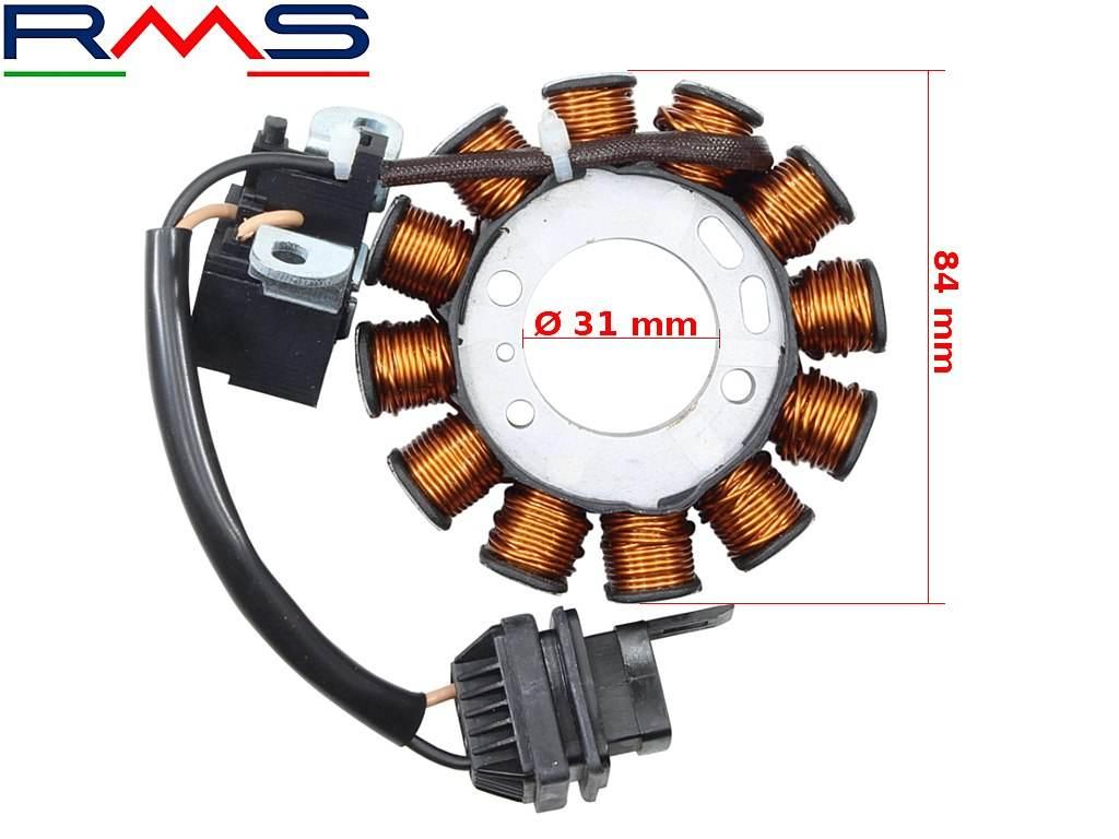 Aparat Zapłonowy Stator Aprilia Derbi Piaggio 50-100 Rms Pasuje Do Modeli: - zdjęcie 2