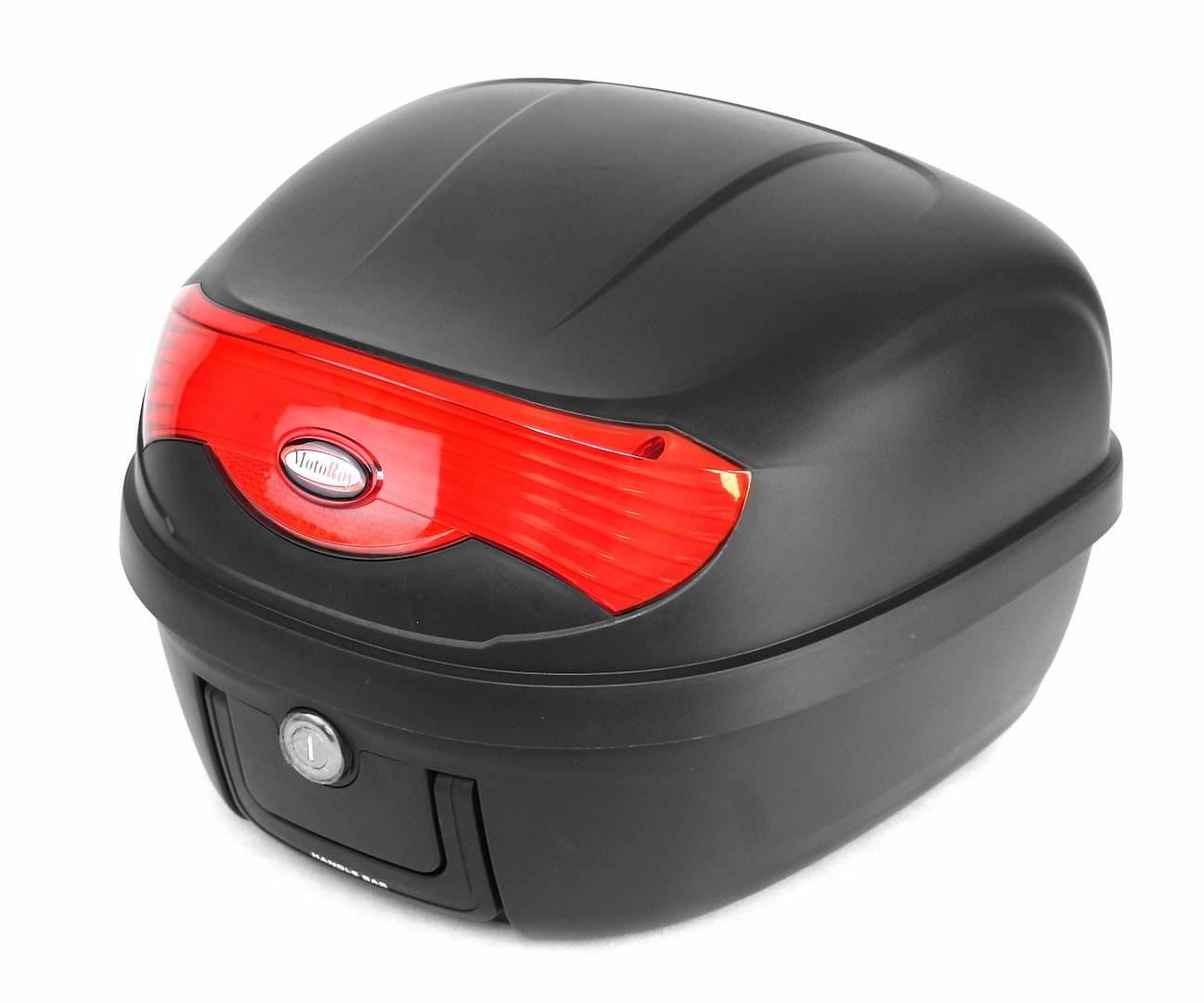 Kufer Ym-808 Czerwony Odblask 29L - zdjęcie 2