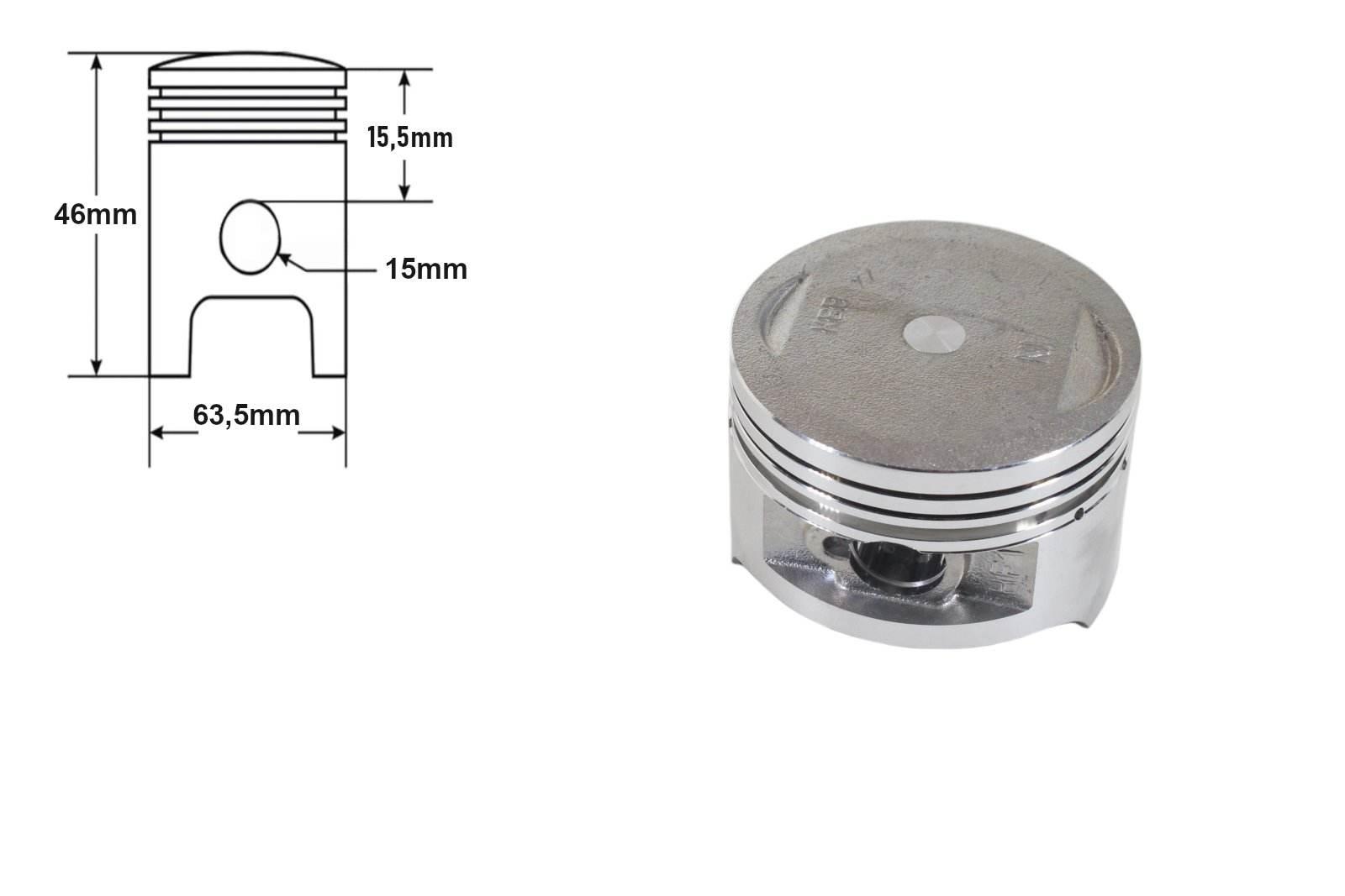 Cylinder Atv 200 Cg 63,5Mm Pin 15Mm Ac Win - zdjęcie 4