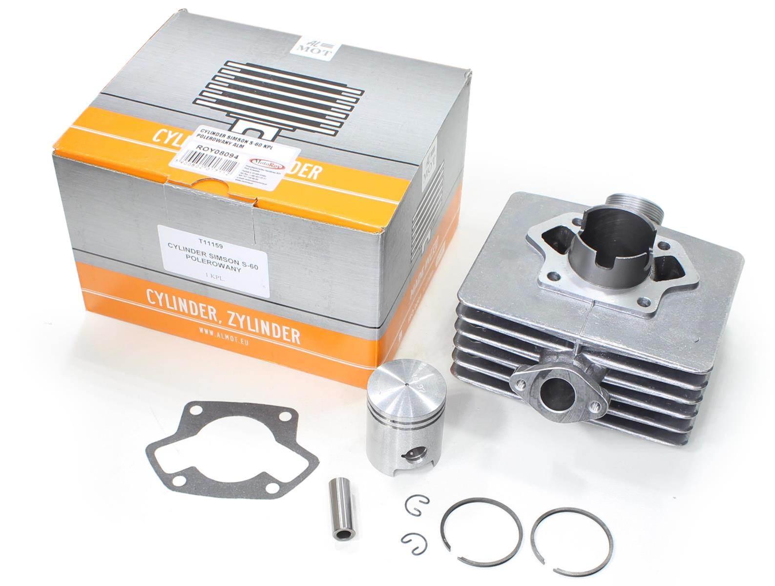 Cylinder Simson S60 41Mm Polerowany Kpl. Alm