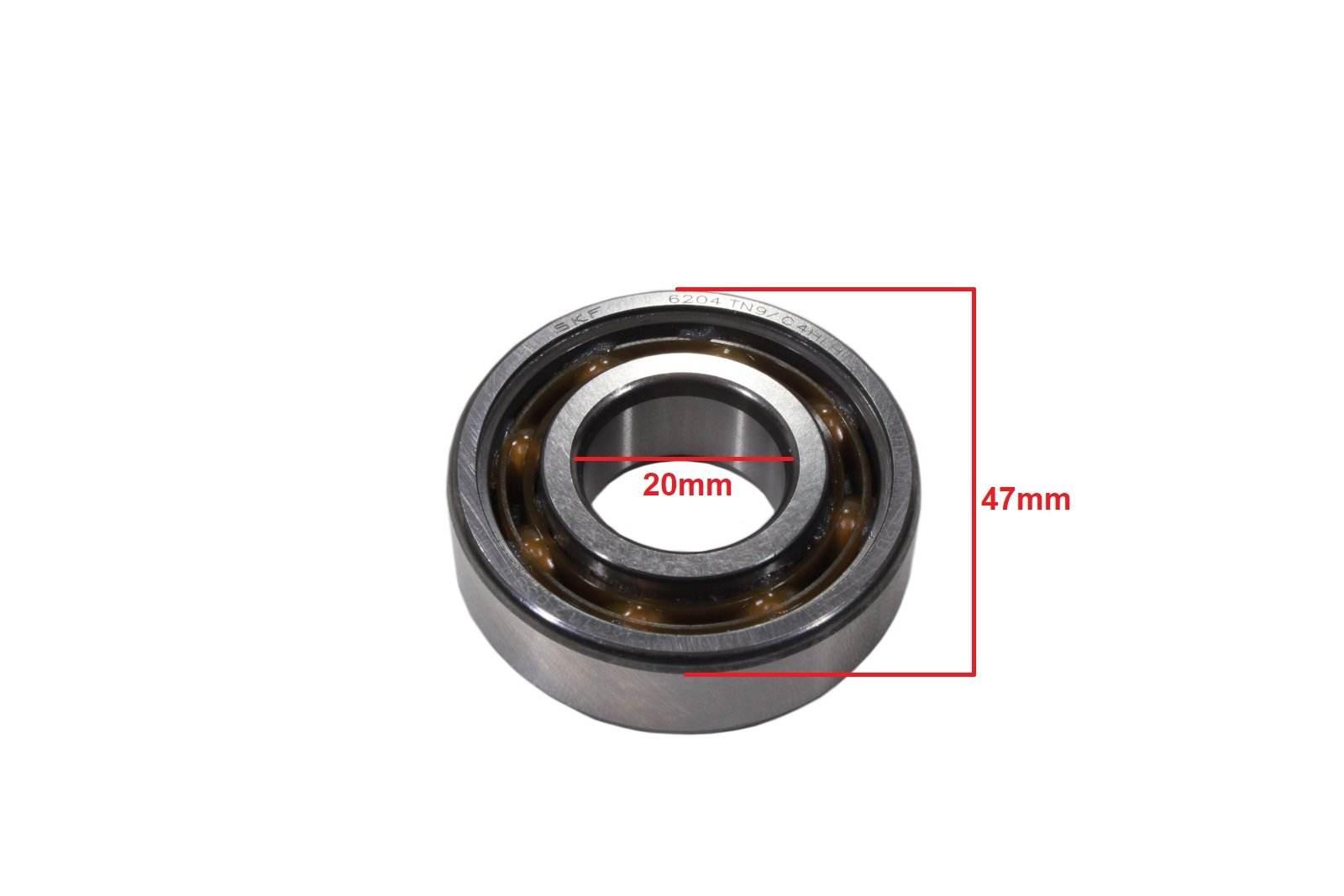 Zestaw Łożysk Wału Korbowego Minarelli/Yamaha 50 + Simeringi Skf 6204 Tn9 C - zdjęcie 2