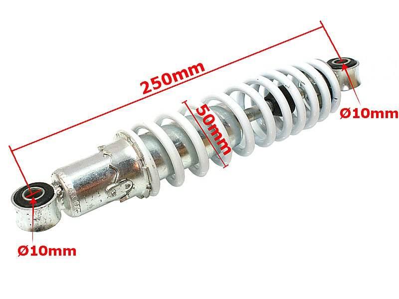 Amortyzator Przód Atv 110/125 Biały Hb - zdjęcie 2