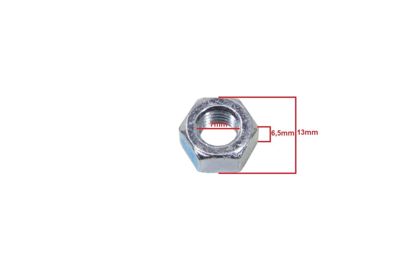 Nakrętka Wału Romet Komar Magneta M8X1 - zdjęcie 2