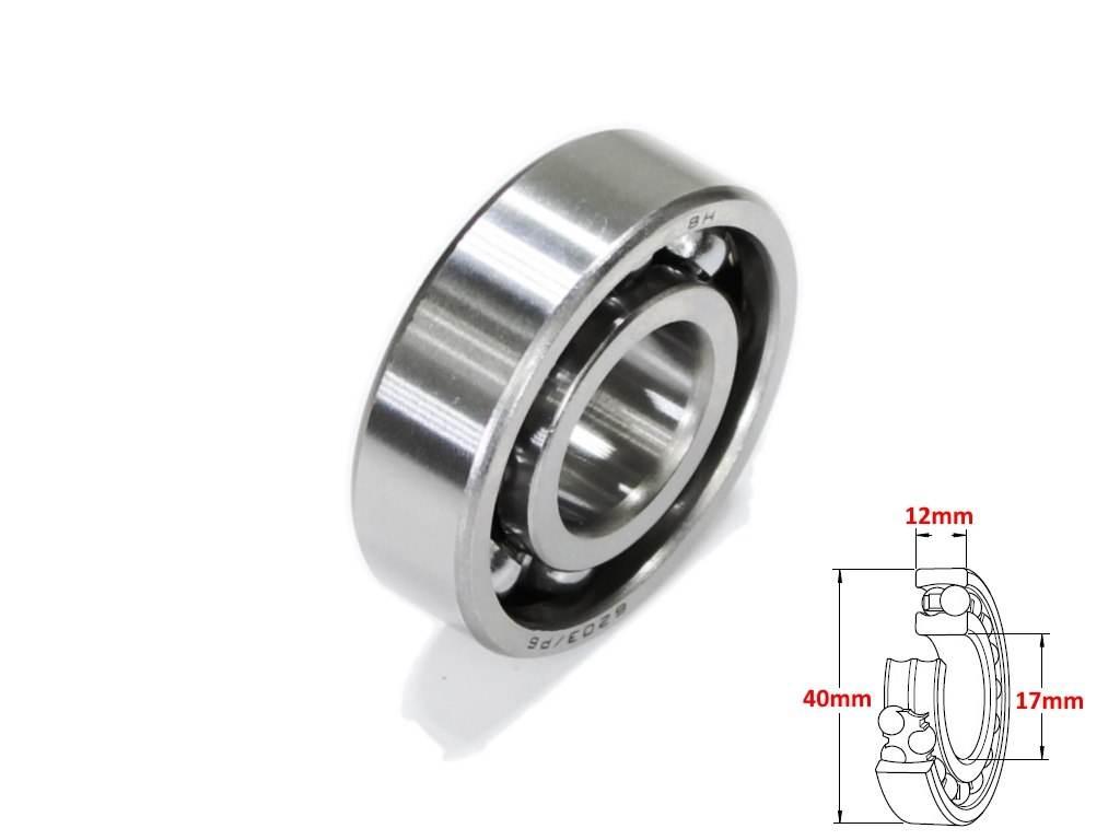 Łożysko 6203 17X40X12 Wałka Sprzęgła Atv150 Gy6-150 Diablo Fuxin