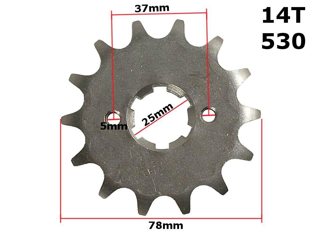 Zębatka Przód 530-14Z Atv 150 Diablo 157Qmj Fuxin