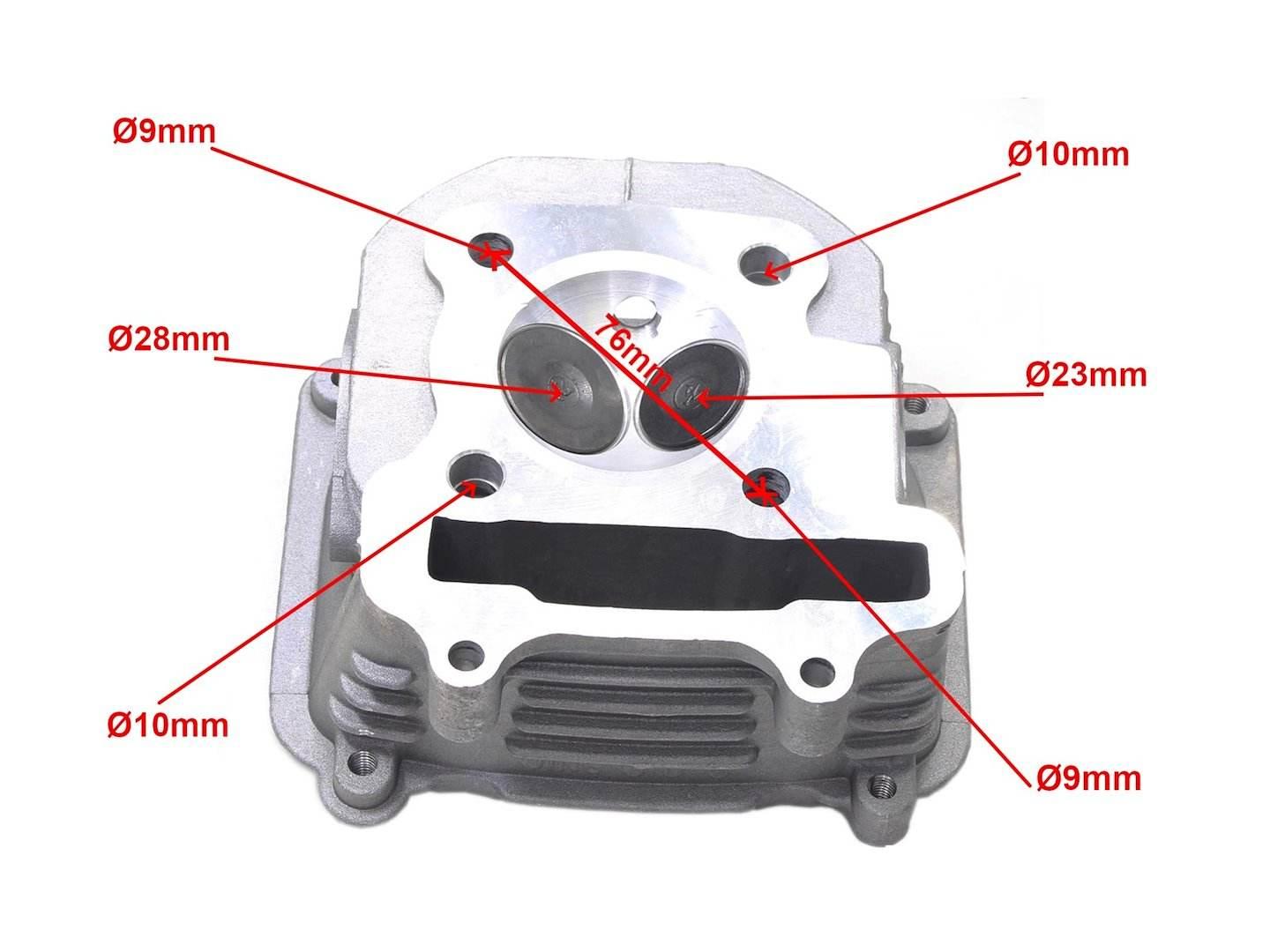 Głowica Atv 150 Gy6-150 Diablo Fuxin Oryginał - zdjęcie 4