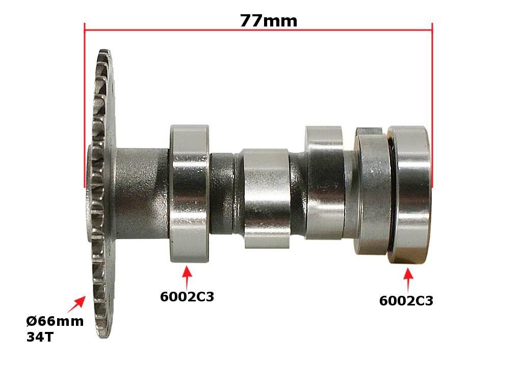 Wałek Rozrządu Atv 150 Gy6-150 Diablo 157Qmj Fuxin