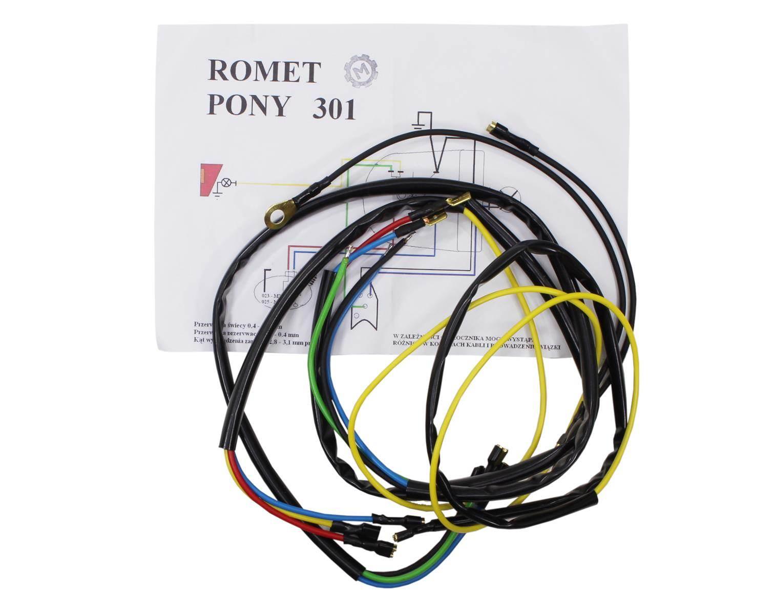 Instalacja Elektryczna Romet Motorynka Pony 301