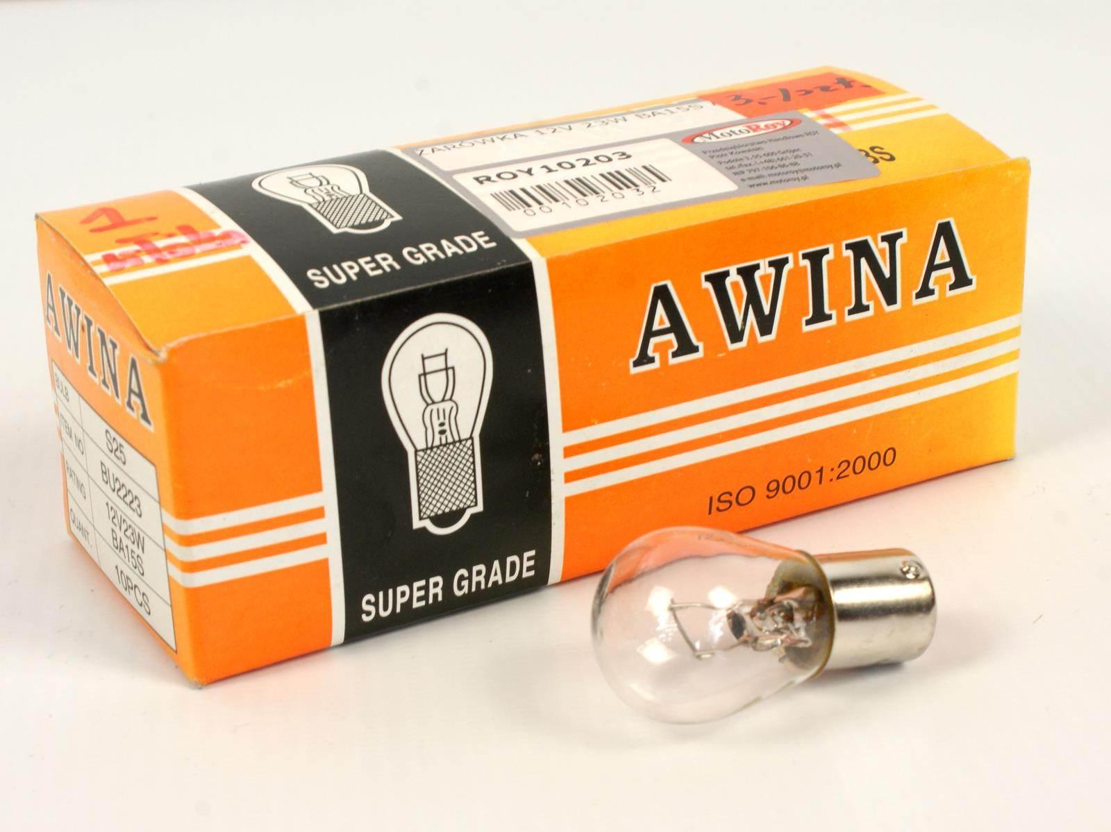 Żarówka 12V 23W Ba15S Aw (Brak Ece) - zdjęcie 2