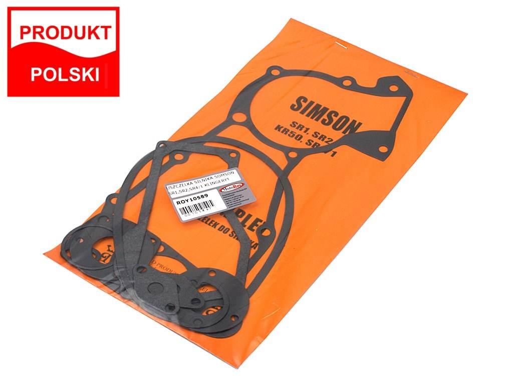 Uszczelka Simson Sr1 Sr2 Sr4/1 Kr50 Klingeryt Kpl. Duży