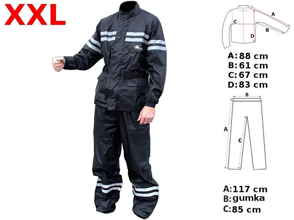 Kurtka + Spodnie Przeciwdeszczowe Xxl