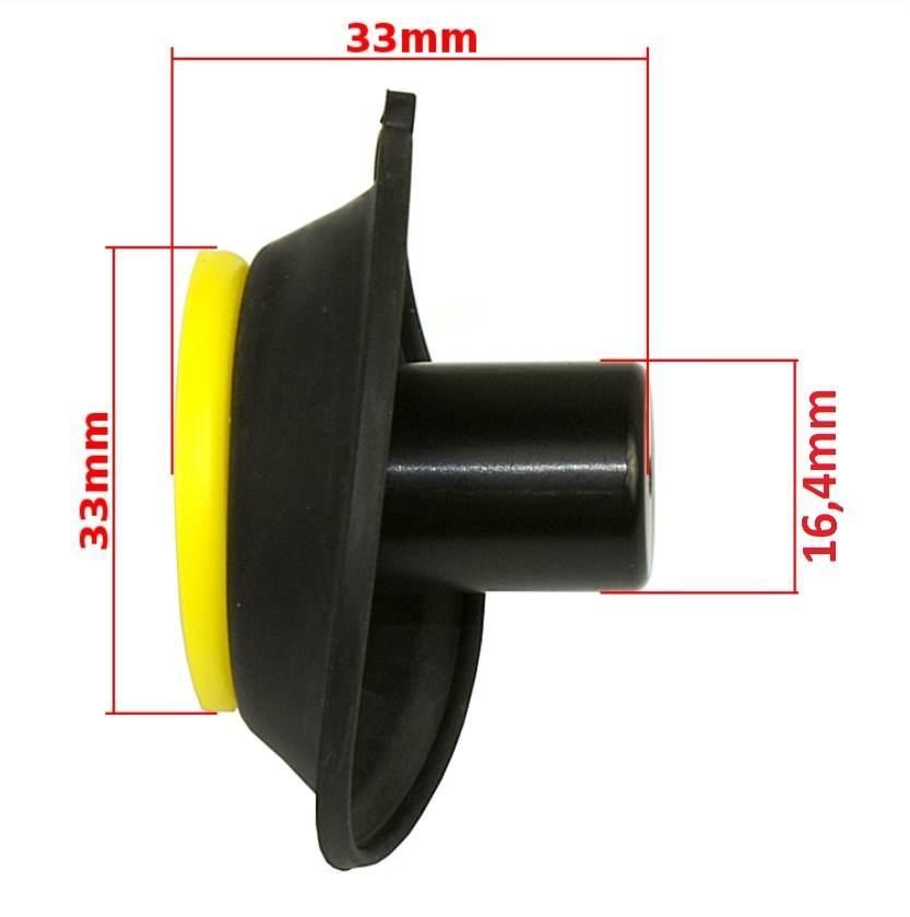 Gaźnik Gy6-50 Membrana Z Przepustnicą 16,4Mm Fu - zdjęcie 3