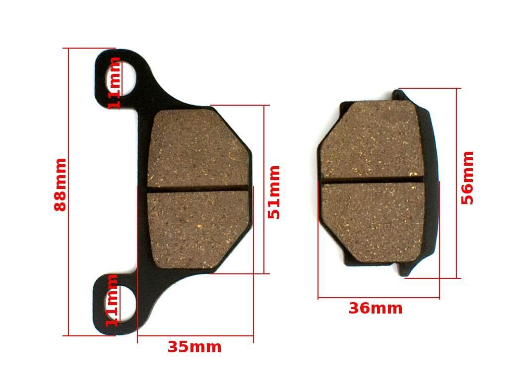 Klocki Hamulcowe Router Ws50 Suzuki Gs/Gx 125 Tgb Blade 250 Keeway Dragon 2 - zdjęcie 2