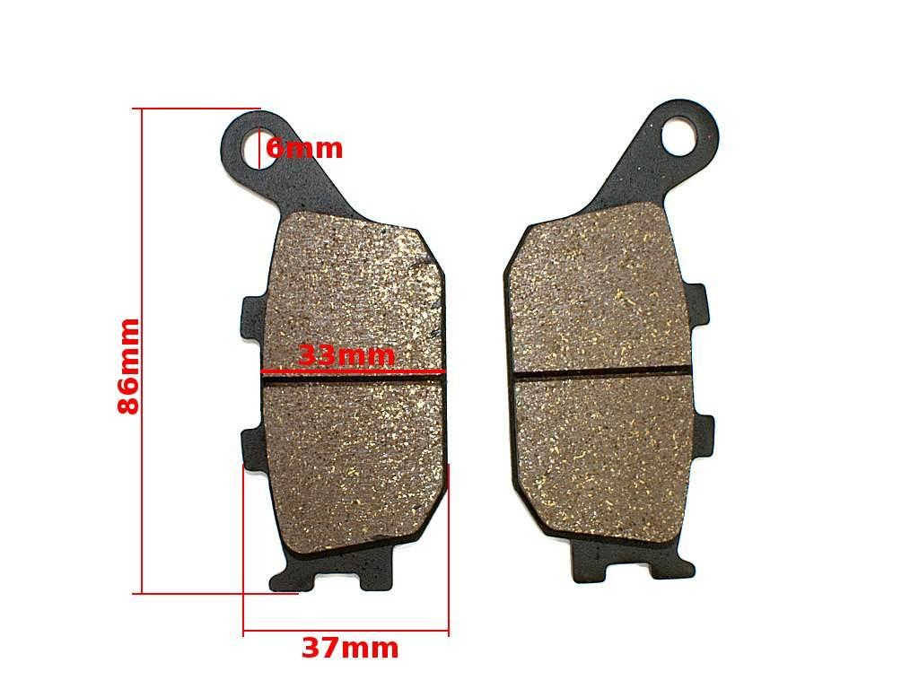 Klocki Hamulcowe Honda Cb400 Vrx400 Cbf500 Cbf600 Fm - zdjęcie 2
