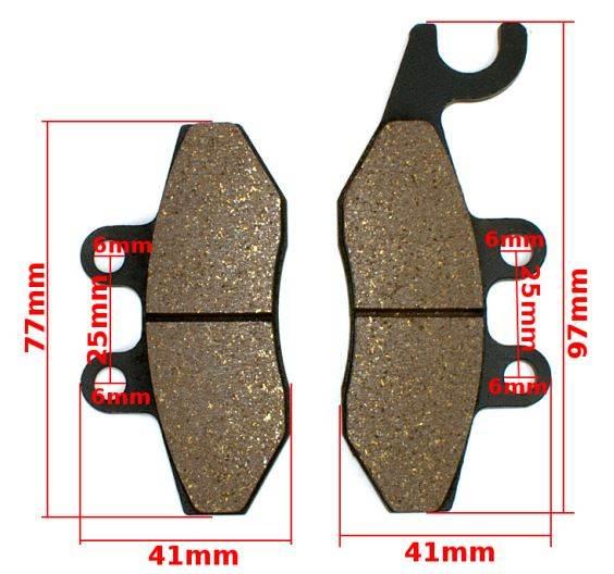 Klocki Hamulcowe Gilera 125/200 Omolog Fm - zdjęcie 5