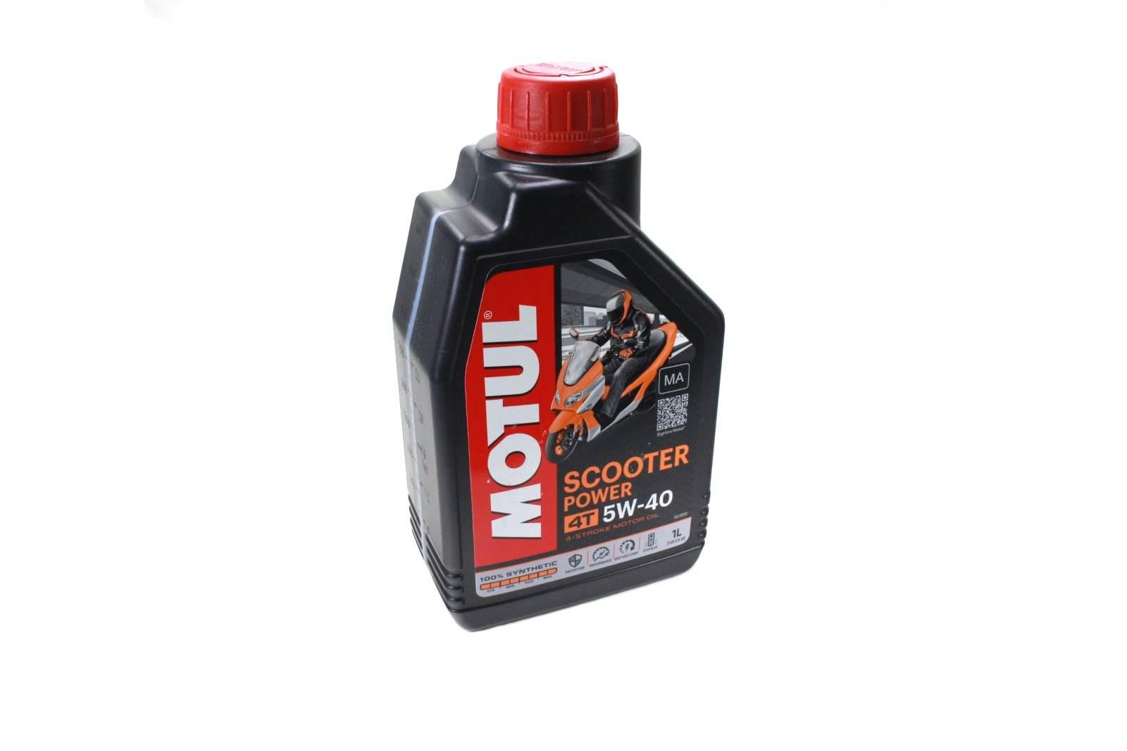 Olej Motul Scooter Power 4T 5W40 Ma 1L