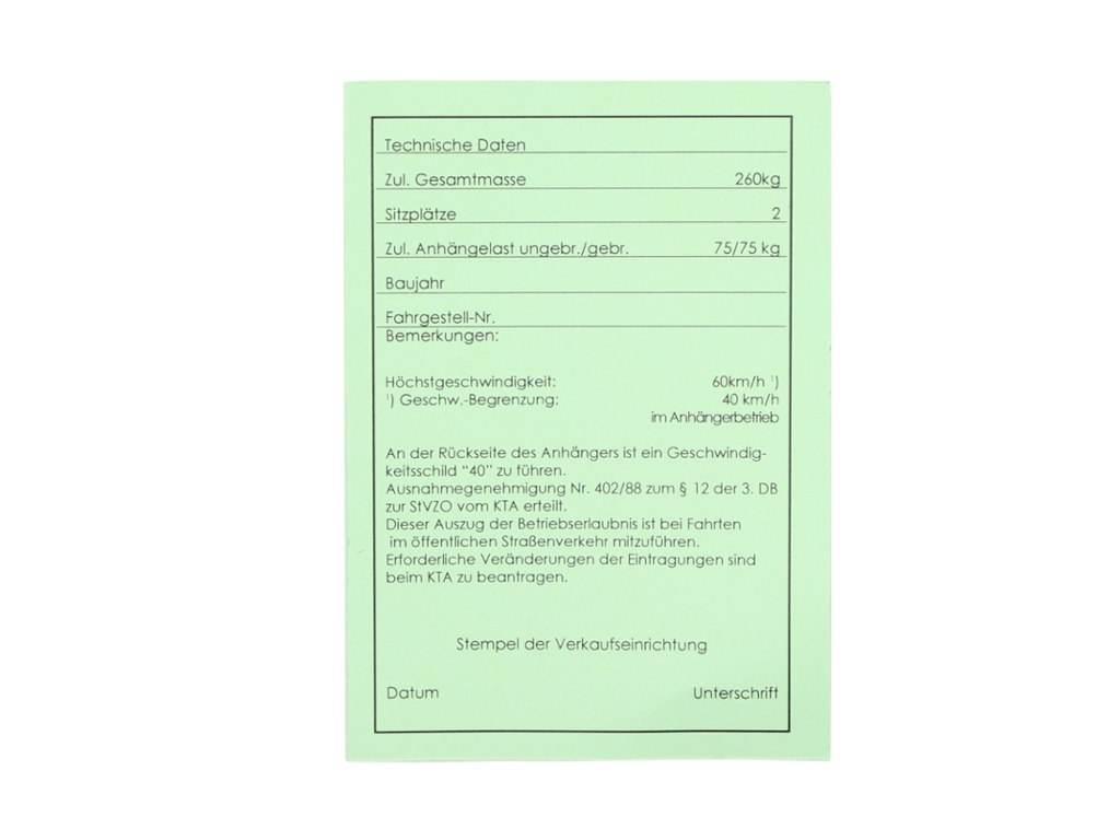 Karta Pojazdu Simson S51 De - zdjęcie 2