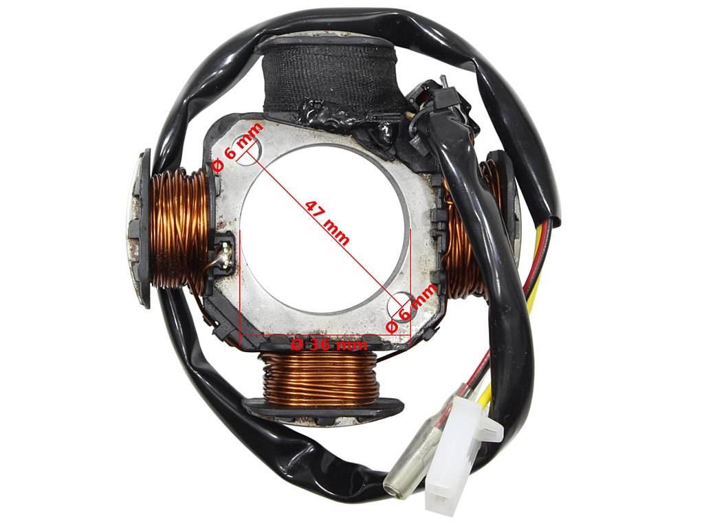 Aparat Zapłonowy Stator Morini Suzuki Adress Tgb 2T Rob - zdjęcie 2