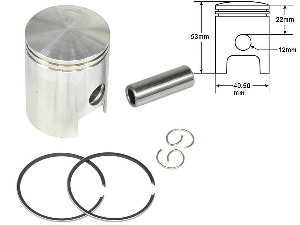 Cylinder Yamaha Dt/Tzr Rieju Rr/Rrx/Tango/Mrt/Mrx Aprilia Rs/Rx 50 40Mm Rob - zdjęcie 2