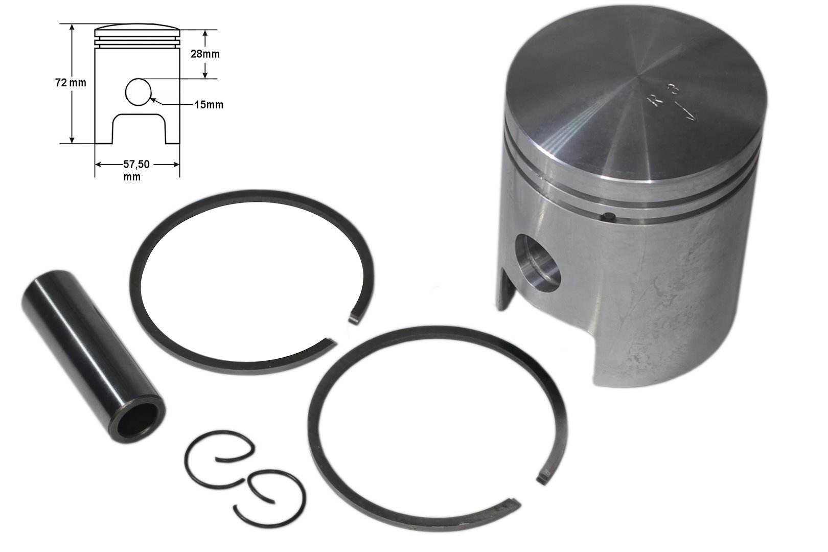 Tłok Mz Etz 150 57,50Mm R3 Złotecki Kpl. Pl