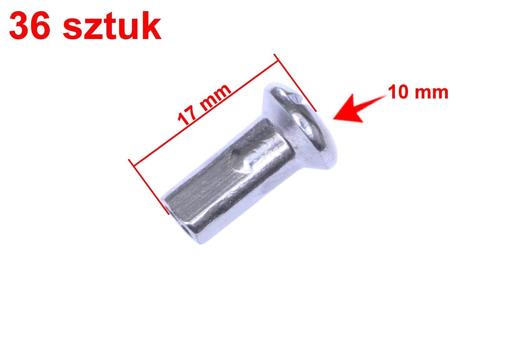 Szprychy Mz Etz Es Ts 250 Koła Tył 16'' 121Mm Chrom 36Szt. - zdjęcie 3