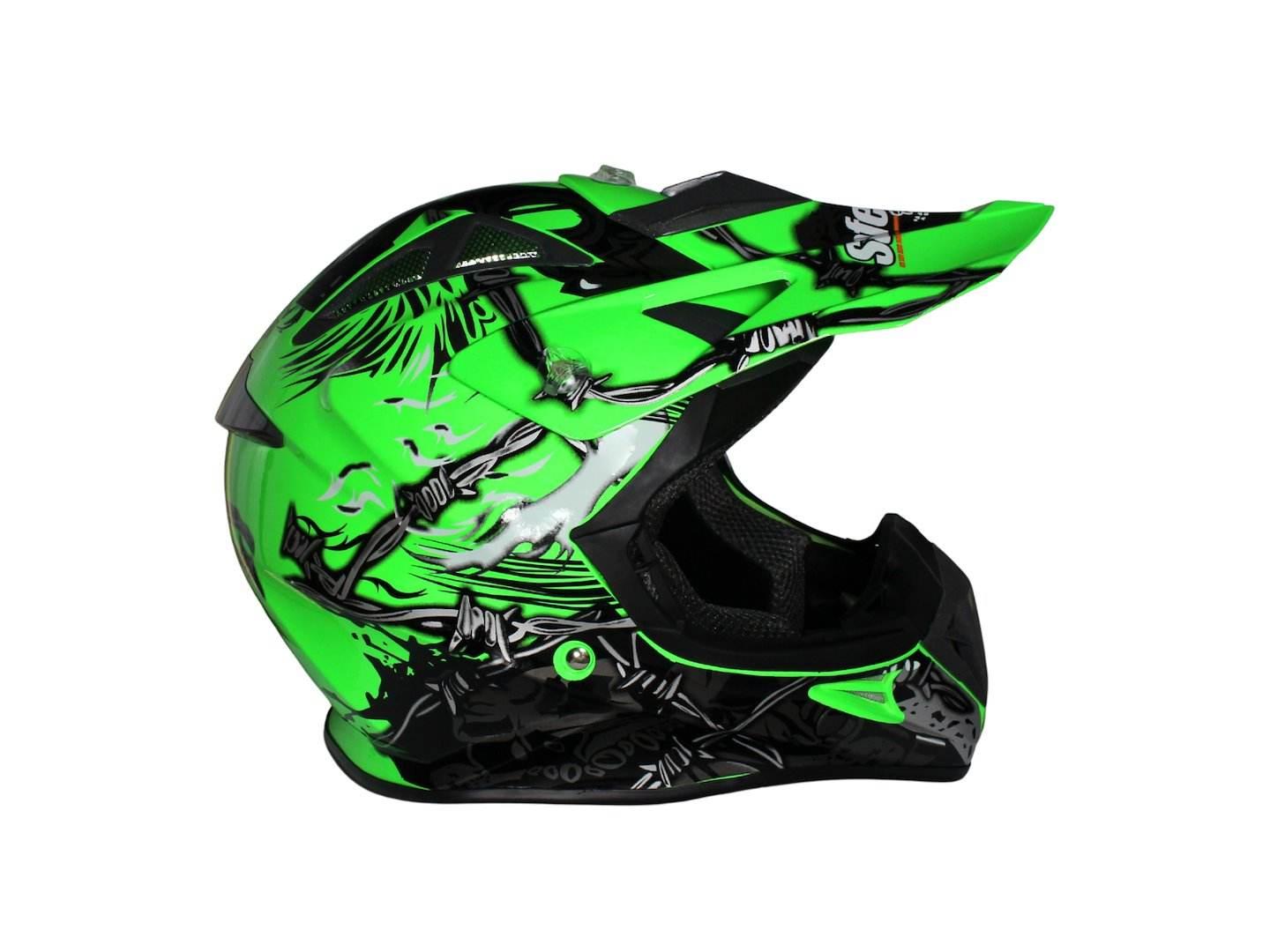 Kask Safebet Hf-116 Neon Green Q84 Xxl (Brak Ece) - zdjęcie 3