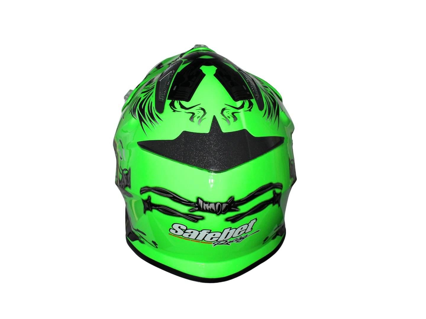 Kask Safebet Hf-116 Neon Green Q84 Xxl (Brak Ece) - zdjęcie 4