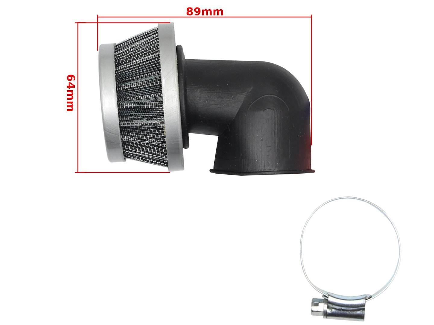 Filtr Powietrza Stożek Fi - 38Mm Kąt 90° Atv 110/125 Hb - zdjęcie 2
