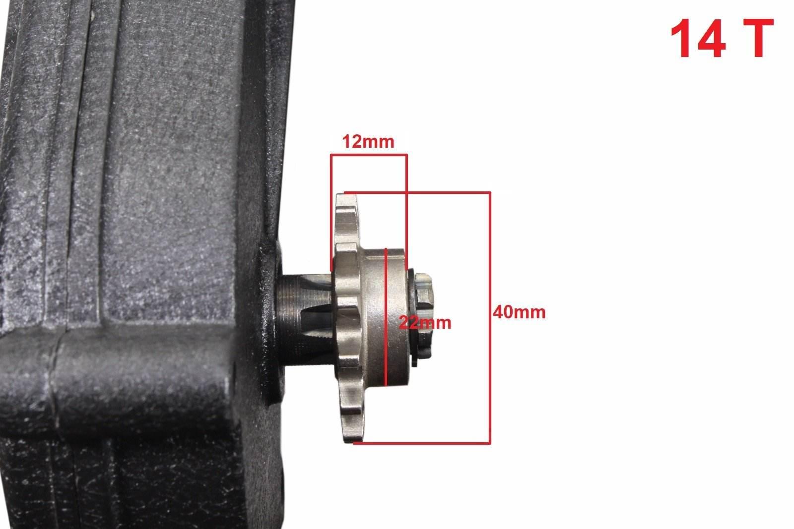 Silnik Z Przekładnią Pocket Quad Cross 50 Zębatka 14Z T8F Hb - zdjęcie 3