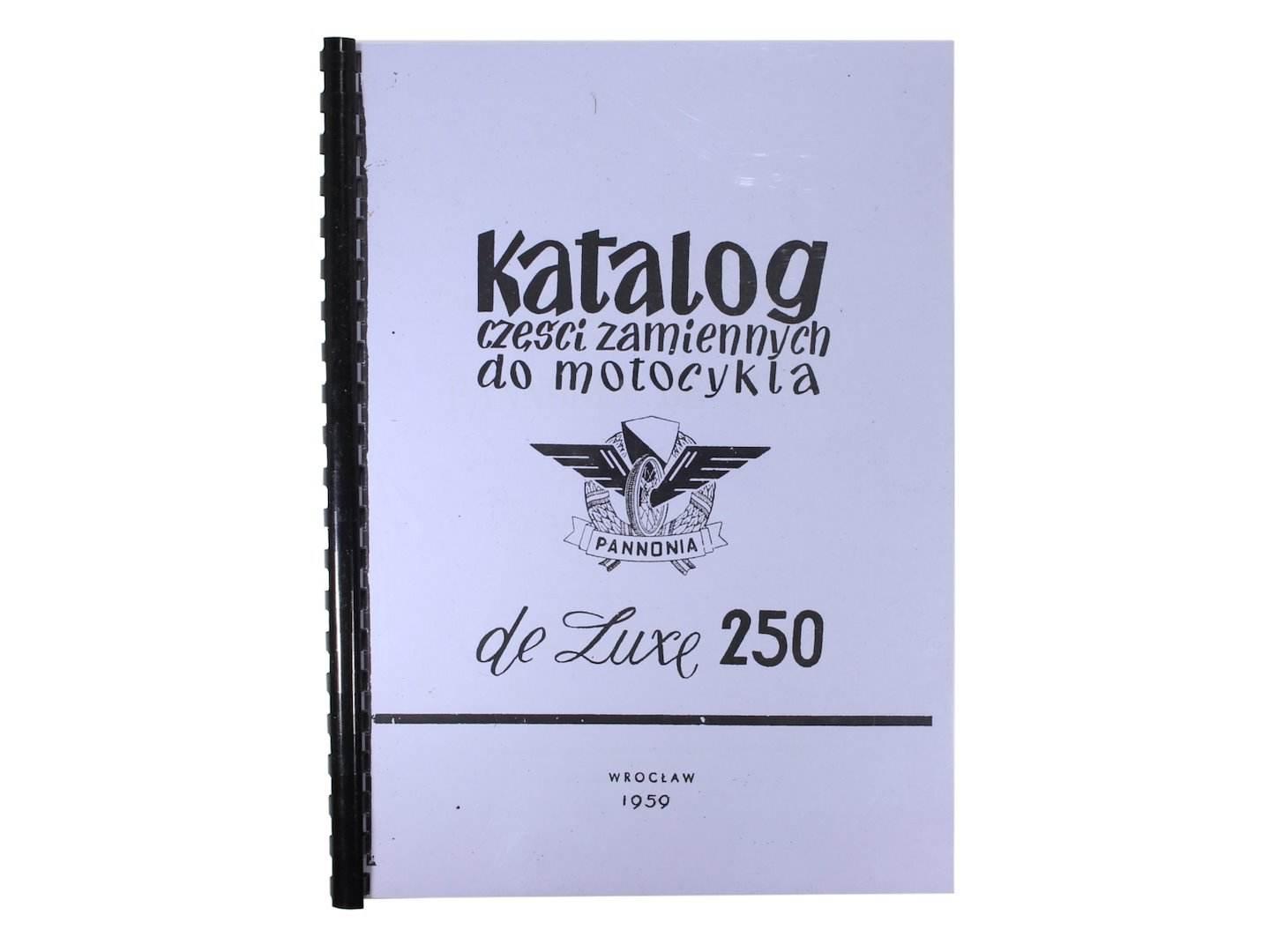 Katalog Części Zamiennych Pannonia De Luxe 250
