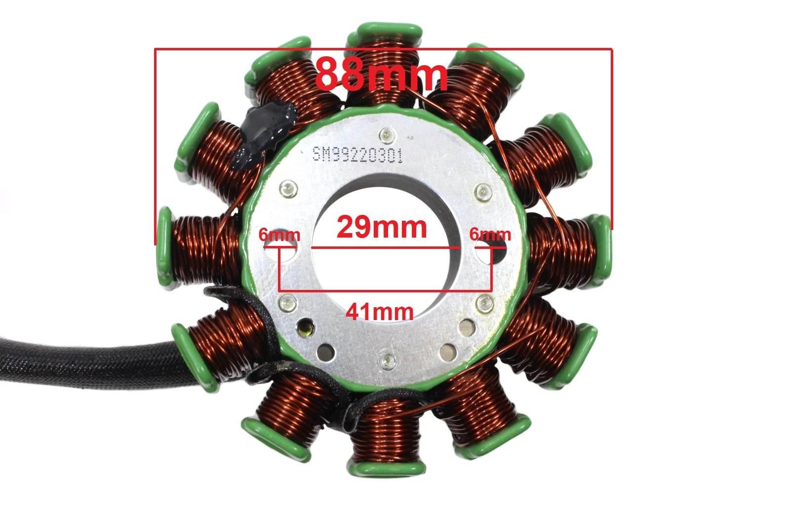 Aparat Zapłonowy Stator Atv 150 - Benzhou Diablo Jonway Lifan Loncin Polari - zdjęcie 3