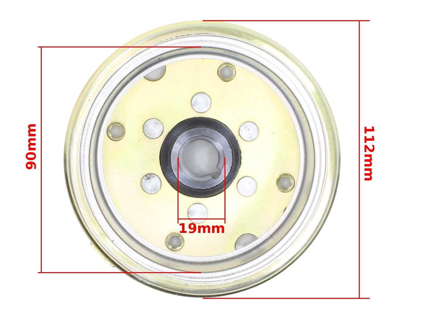 Magneto Koło Zamachowe Atv150 Gy6-150 Diablo 11/12 Cewek Fuxin - zdjęcie 3