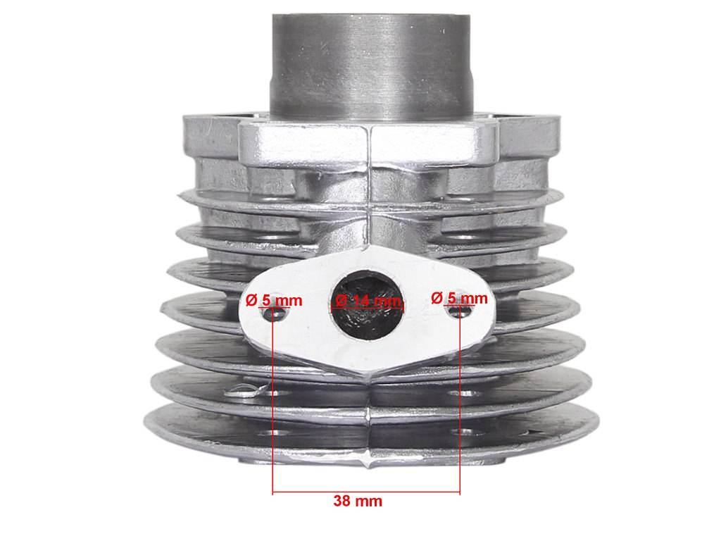 Cylinder Romet Komar 50 38Mm S38 Kpl. Alm - zdjęcie 3