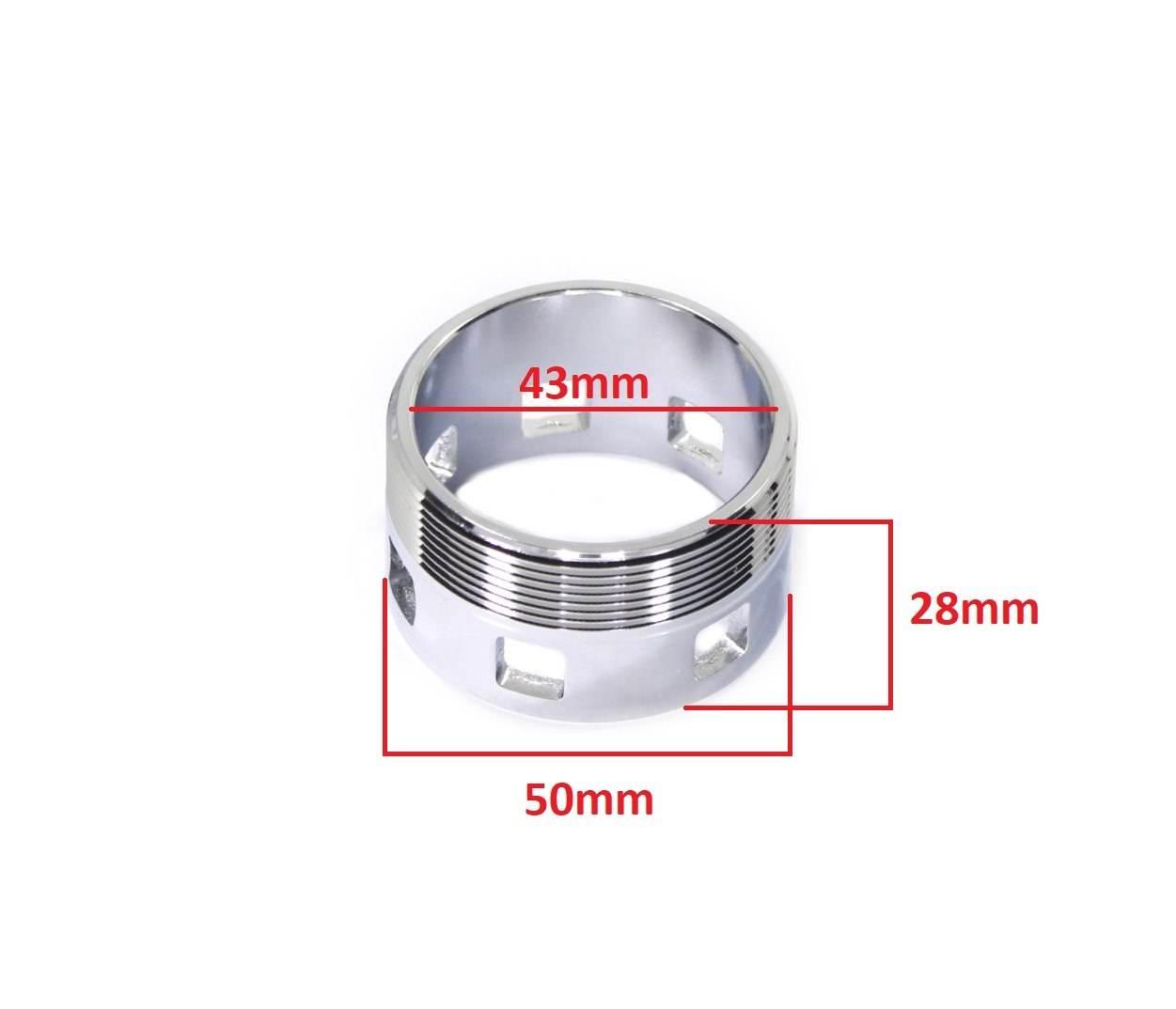 Nakrętka Kolanka Wydechu Mz Ts 250 Chrom Duells Di - zdjęcie 2