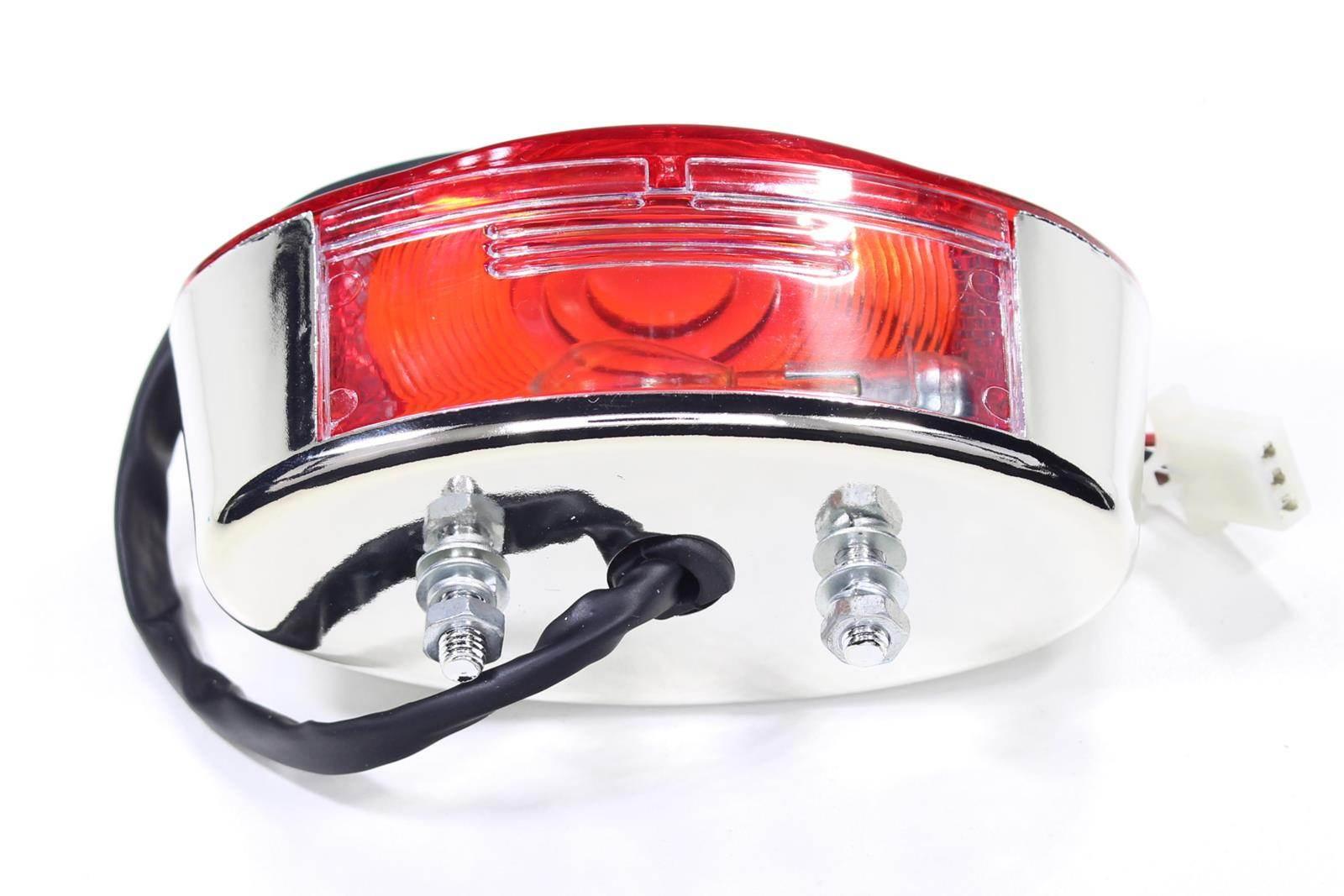 Lampa Tylna Owalna Atv 200 Bashan Nevada Chrom - zdjęcie 2