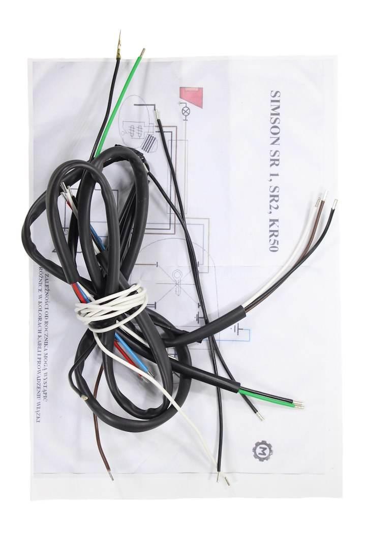 Instalacja Elektryczna Simson Sr1 Sr2 Kr50 Czarna Ml